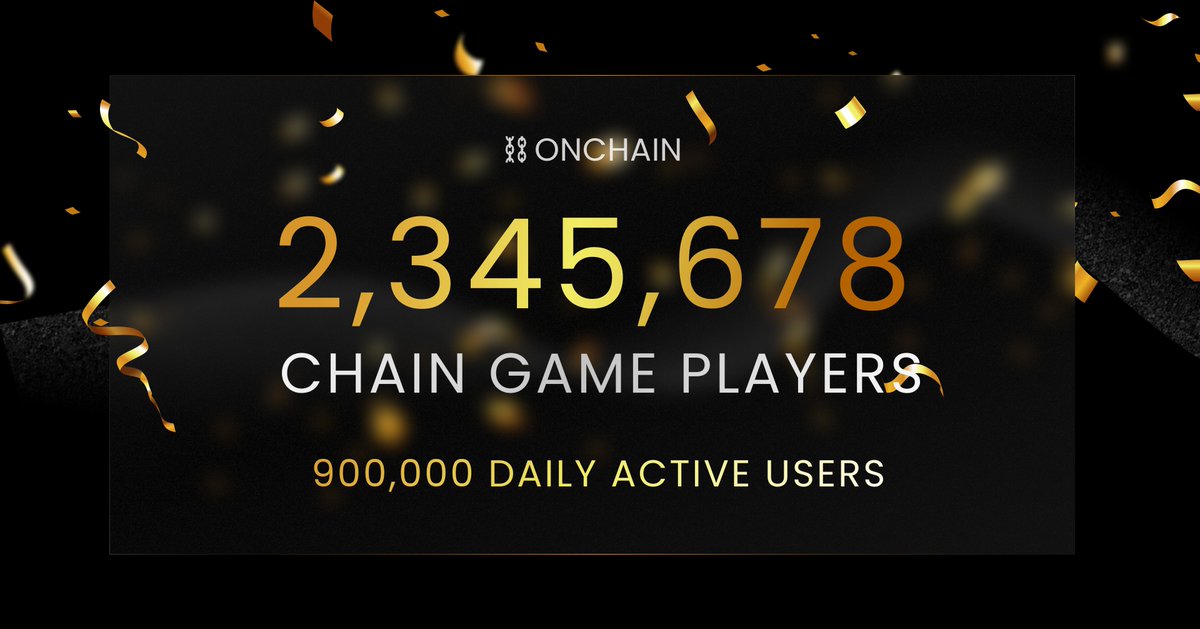 Meanwhile, the Chain Game is reaching new heights!