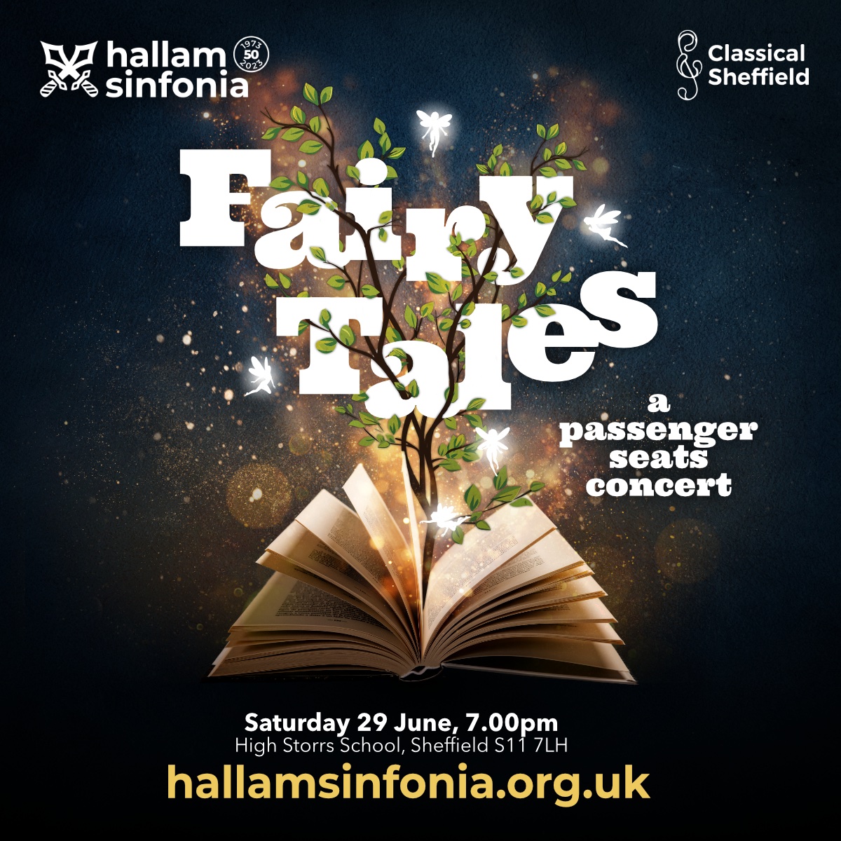 With our previous concert now two weeks behind us, the next one is well on the way! On 29th June, we'll take the theme of fairytales as we give members of the audience the option to sit amongst the orchestra as we play. 🧚 Get your tickets: hallamsinfonia.org.uk/event-details/… #sheffield