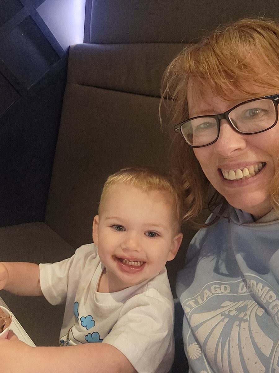 radlady's tweet photo. A full day out with Granny! Two parks (one of which was napped in) and ice cream! (The banging is my little drummer boy drumming on everything he can!). #grannylife 🥰 https://t.co/PmuLZoAguQ