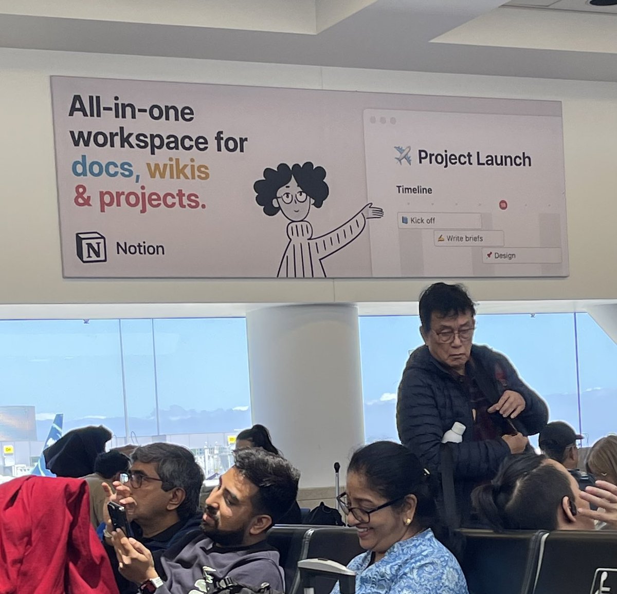 Sid Viswanathan (@sidviswanathan) on Twitter photo In case you don’t know where all your ads are <a href="/akothari/">Akshay Kothari</a>, this one is Terminal 2, Gate C3 <a href="/flySFO/">San Francisco International Airport (SFO) ✈️</a> 🙌🏾 In case you don’t know where all your ads are <a href="/akothari/">Akshay Kothari</a>, this one is Terminal 2, Gate C3 <a href="/flySFO/">San Francisco International Airport (SFO) ✈️</a> 🙌🏾