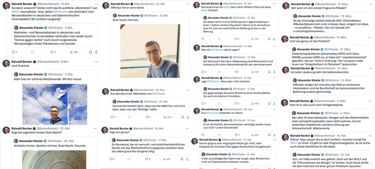 Der ehemalige ARD-Chef Rainald Becker muss Komplexe haben. Wahrscheinlich ist er neidisch auf @DrKissler, weil dieser Journalismus liefert, für den Menschen freiwillig und ohne Knastandrohung zahlen.