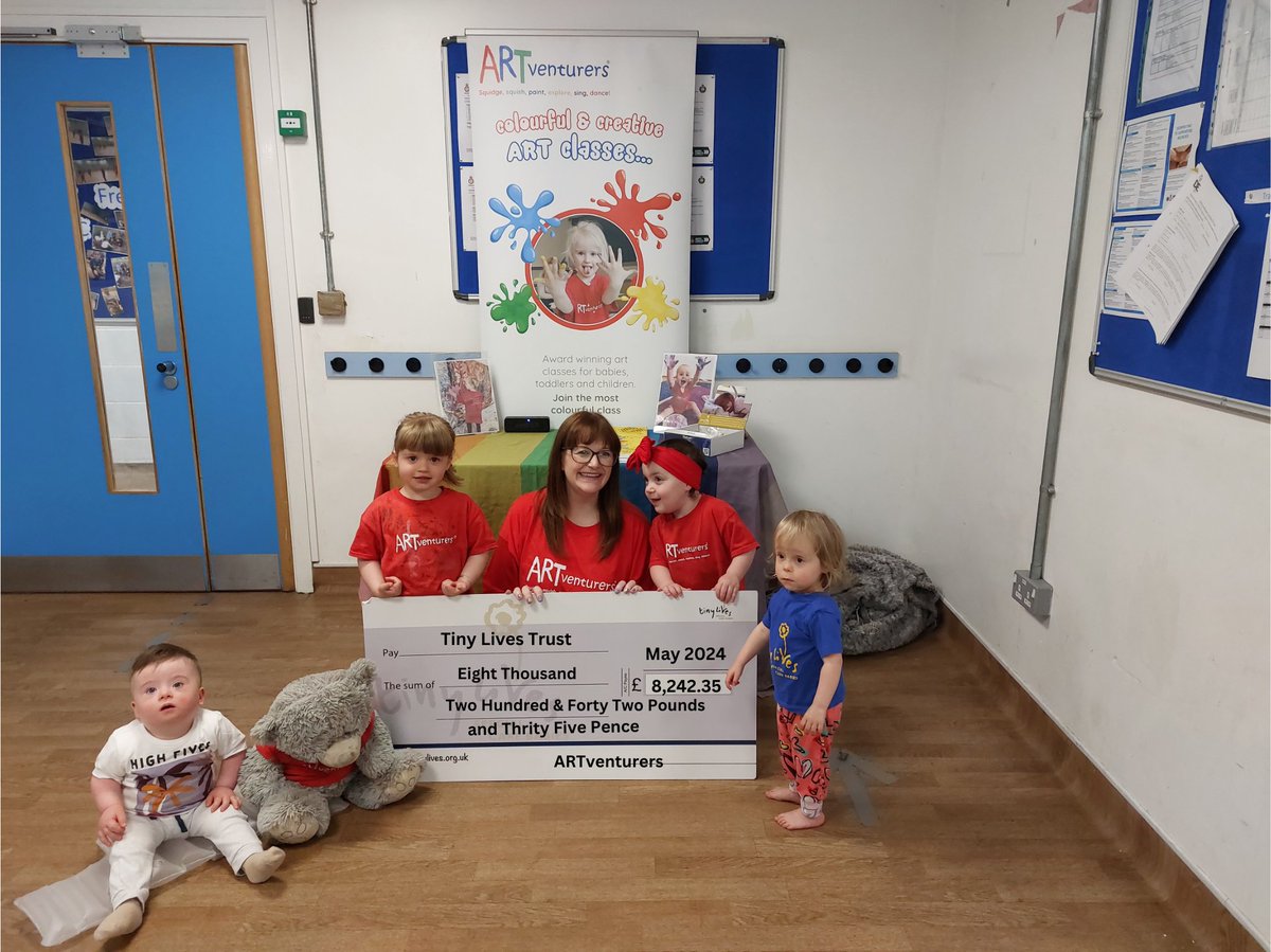 Tiny Lives Trust (@tinylivestrust) on Twitter photo ๐ Fab Fundraiser Spotlight ๐
Emily, Becky and the amazing team at <a href="/ARTventurers/">ARTventurers</a> held a very special Charity Week earlier this month to raise money for Tiny Lives.
#neonatal #fundraise #TinyLives ๐ Fab Fundraiser Spotlight ๐
Emily, Becky and the amazing team at <a href="/ARTventurers/">ARTventurers</a> held a very special Charity Week earlier this month to raise money for Tiny Lives.
#neonatal #fundraise #TinyLives
