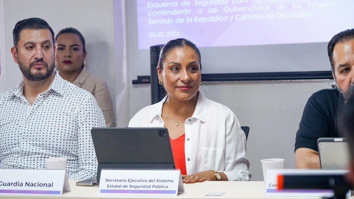 Ante la próxima jornada electoral del 2 de junio, la SEGO participó en la Mesa Operativa de Seguimiento Electoral organizada en el Consejo Local del Instituto Nacional Electoral en Oax.,