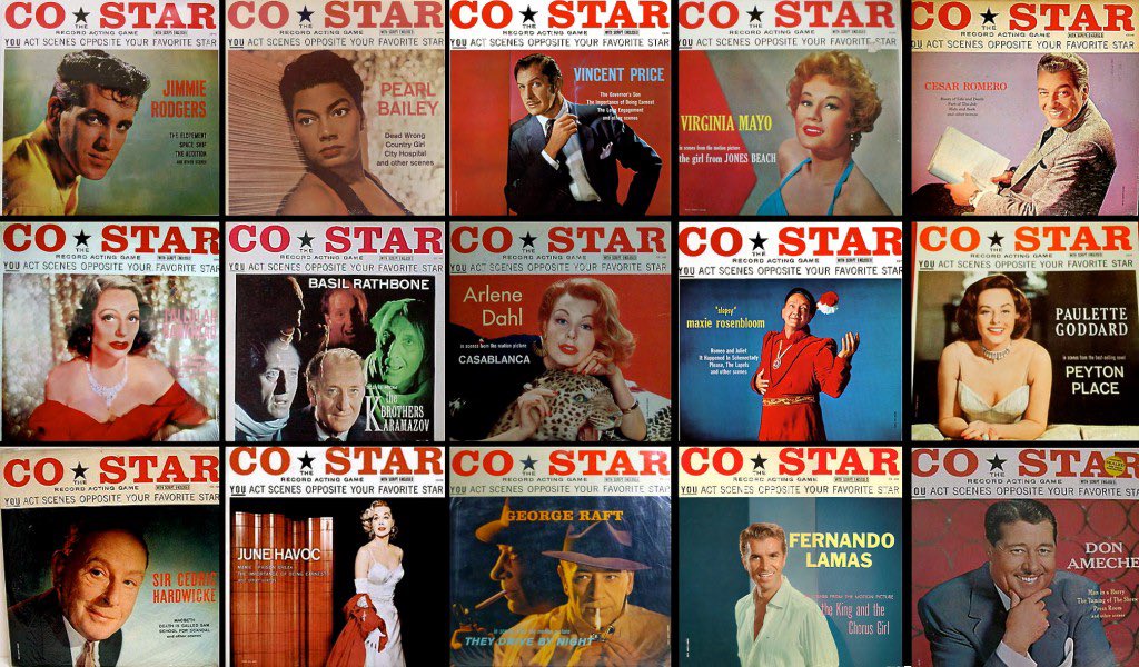 Today I learned that audio role-plays have existed for a VERY long time! 

“Co-Star” was a series of vinyls where they would take movie scenes that only included the lead actor’s voice, and they’d have a script for listeners to follow along to!