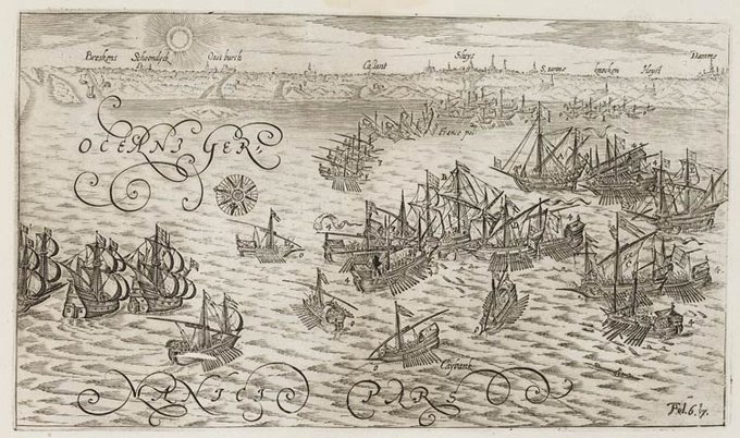 Op deze dag in 1603 vond de Zeeslag bij Sluis plaats tussen een Spaanse vloot en een Zeeuwse vloot. De Spaanse vloot probeerde - zonder succes - de blokkade van Sluis te doorbreken. Het was de enige zeeslag in de Tachtigjarige Oorlog waarbij beide zijden galeien inzetten
