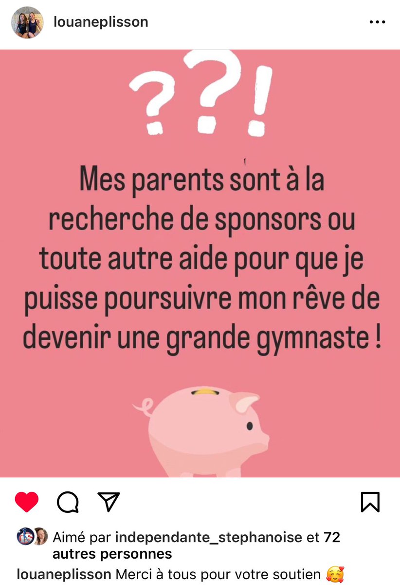 gyminfos's tweet photo. Ça fait mal au cœur de voir qu’une gym d’un tel niveau à à peine 12 ans  doive s’inquiéter à se point de sa poursuite de carrière pour des raisons financières… 

Louane Plisson (2012) déjà double championne de France élite, 49.9 AA la semaine dernière en top 12, 5.4D en poutre✨ https://t.co/fLKBMGRV2O