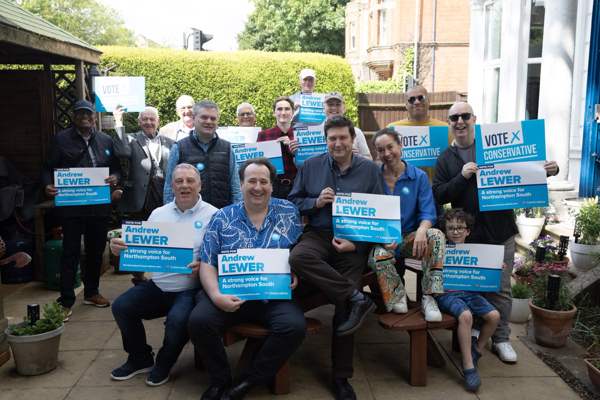 Enthusiasm and good spirits at the Northampton South Conservative General Election launch today. #NewNorthamptonSouth.