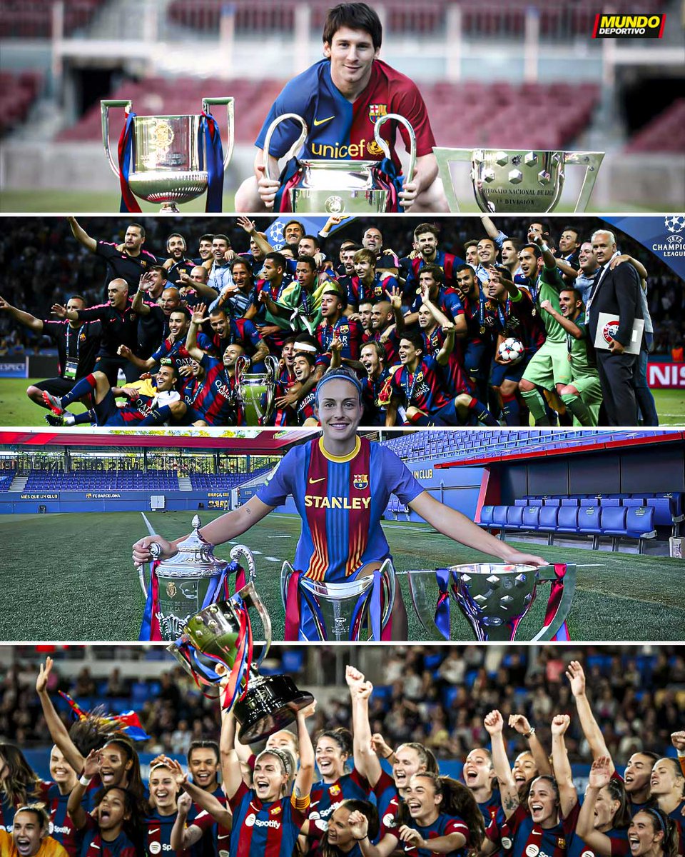 🏆🏆🏆 Cuatro tripletes en el fútbol

✅ Dos en el masculino
✅ Dos en el femenino

🔵🔴 𝗜𝗻𝘀𝘂𝗽𝗲𝗿𝗮𝗯𝗹𝗲