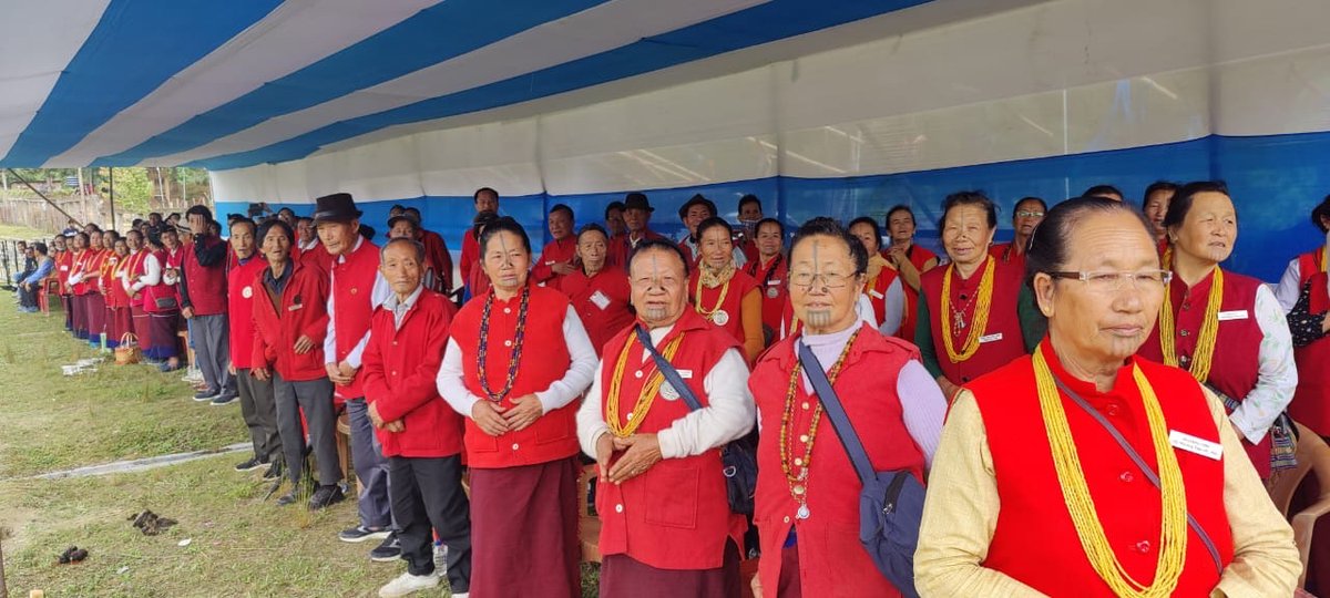 SamujjalBhatta's tweet photo. অৰুণাচল প্ৰদেশৰ জিৰোত(Ziro) অনুষ্ঠিত আপাতানী ইয়ুথ এচোছিয়েশ্যনৰ(Apatani Youth Association) সোণালী জয়ন্তী উৎসৱত মুখ্য অতিথি হিচাপে অংশগ্ৰহণৰ স্মুহুৰ্ত্ত https://t.co/IUTV7foc8b