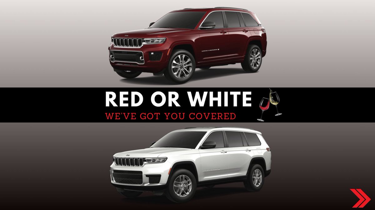 Raise a glass to National Wine Day with Kelowna Chrysler! Whether you prefer your wine red or white, just like our Jeep Grand Cherokees, we've got the perfect pairing for your adventures. Cheers!' 🍷🚗 #NationalWineDay #KelownaChrysler #JeepLife *do not drink and drive