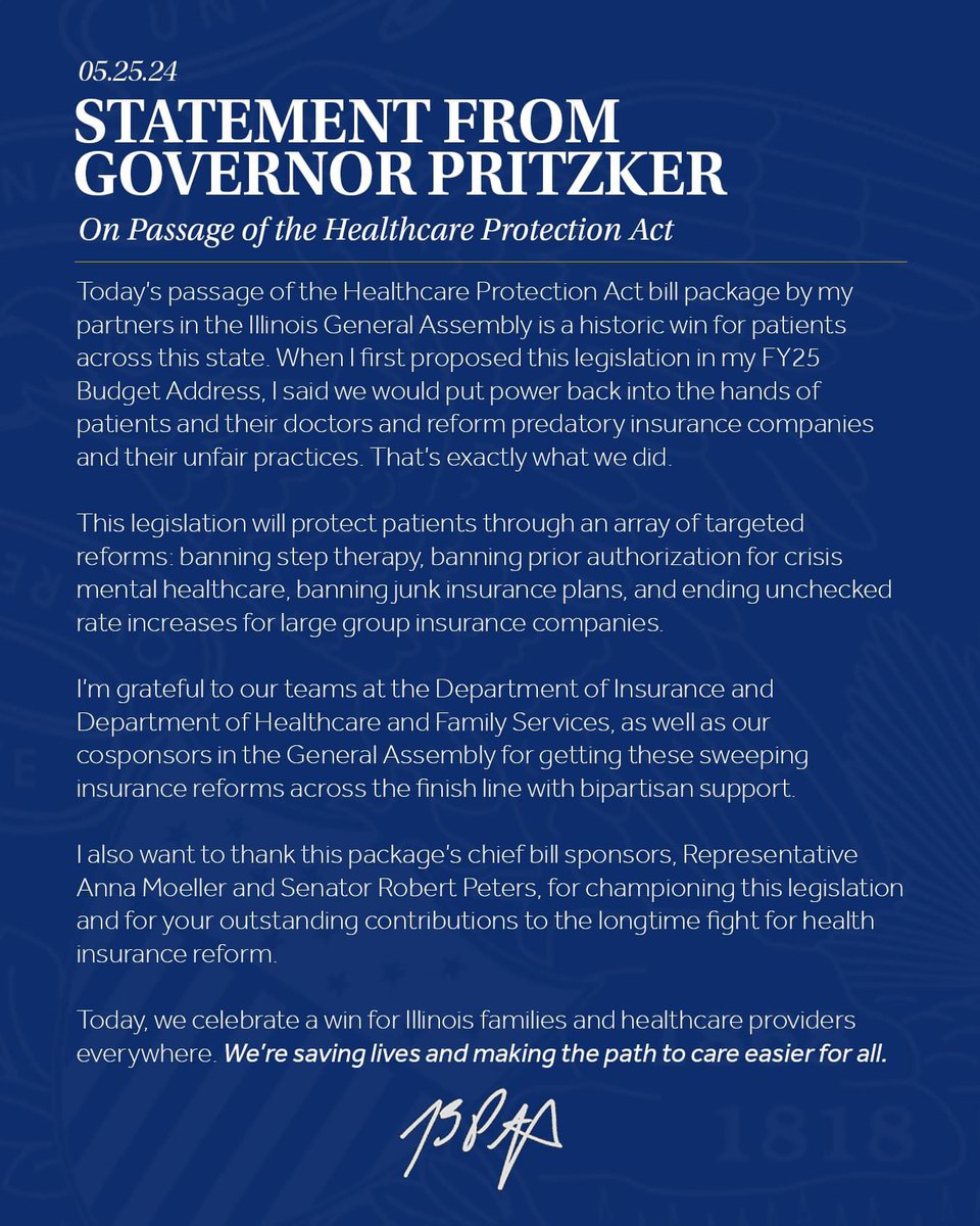 Governor JB Pritzker (@GovPritzker) on Twitter photo 2024-05-25 18:20:13