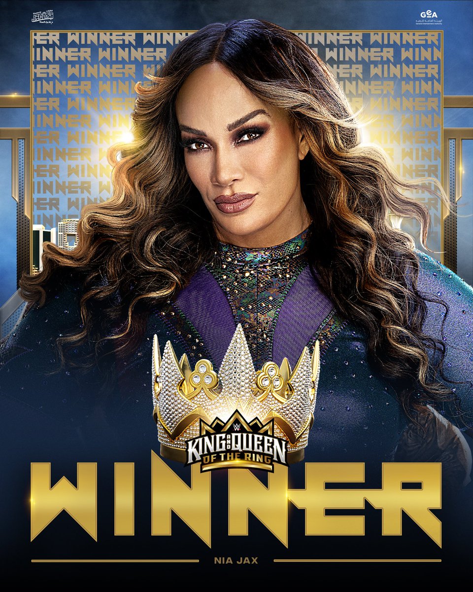 👑 Queen Nia 👑 Nia Jax is your Queen of the Ring Winner! #WWEKingAndQueen