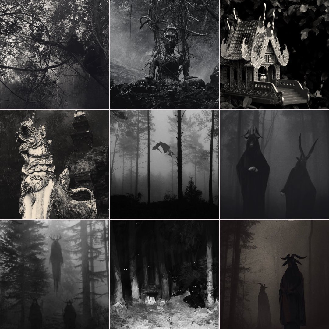 WEYWARD X THAI & APPALACHIAN FOLKLORE 1901, chiang mai, thailand. 2024, huntington, west virginia. 2 witches, over 100 years apart. and in the forests, every time, He watches. #SEAsianPit #WIP #notevenaWIPitsjustvibes