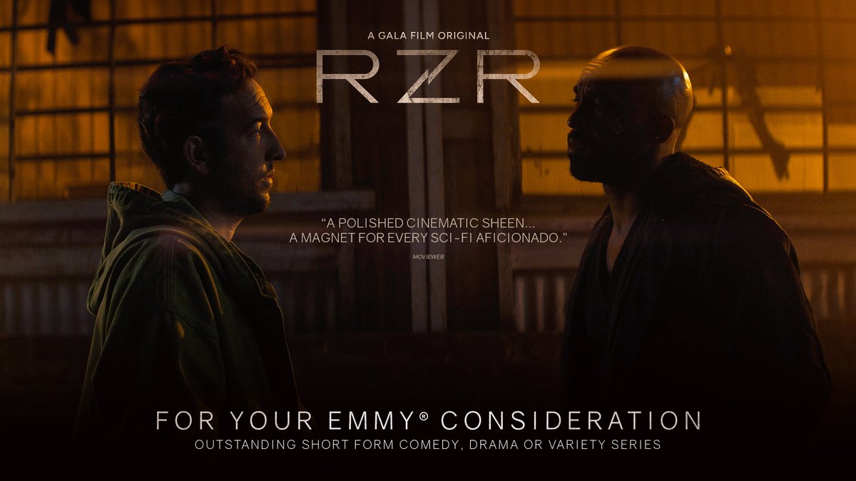 RZRseries's tweet photo. For Your Emmyยฎ Consideration: Witness the raw, cinematic brilliance that makes this series a must-watch ๐
Streaming NOW on @GoGalaFilms
https://t.co/OjPKqwbcur
#RZRSeries #SciFi #Futuristic #Dystopian #EmmyConsideration #Cinematic #ChristopherMarquette https://t.co/a97I37Jd0w