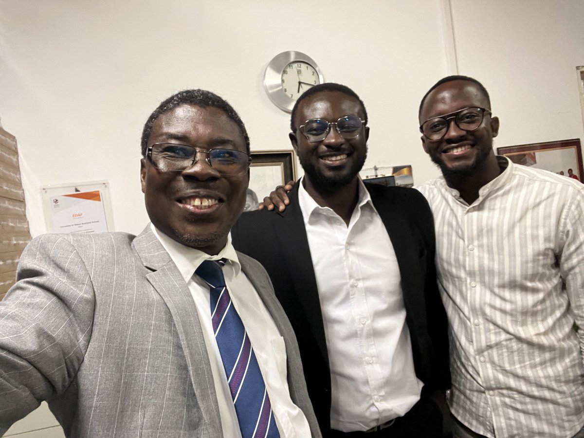 Two former ⁦presidents of the ⁦@ugbsofficial⁩ students’ association (Business House JCR)  @ugbs_service⁩ ⁦passed through to discuss how to support the transformation taking place at ⁦@ugbsofficial⁩
