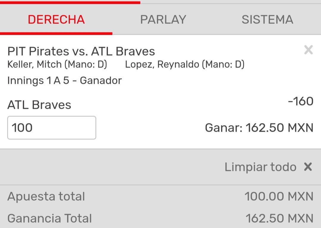 🚨PICK MLB🚨

Mi gente linda, espero que estén teniendo un EXCELENTE SÁBADO y quiero que sea mejor con esta jugada. Déjenme su buena vibra con su ♥️.

Si llego a los 10 ♥️🔄 les paso mi segunda jugada que VA A PEGAR SI O SI.

#MLB #Deportes #FelizSábado