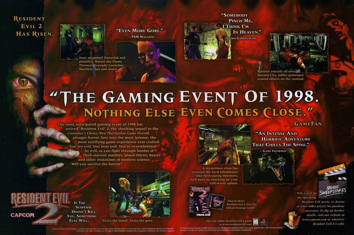 Resident Evil 2  - "The Gaming Event of 1998"