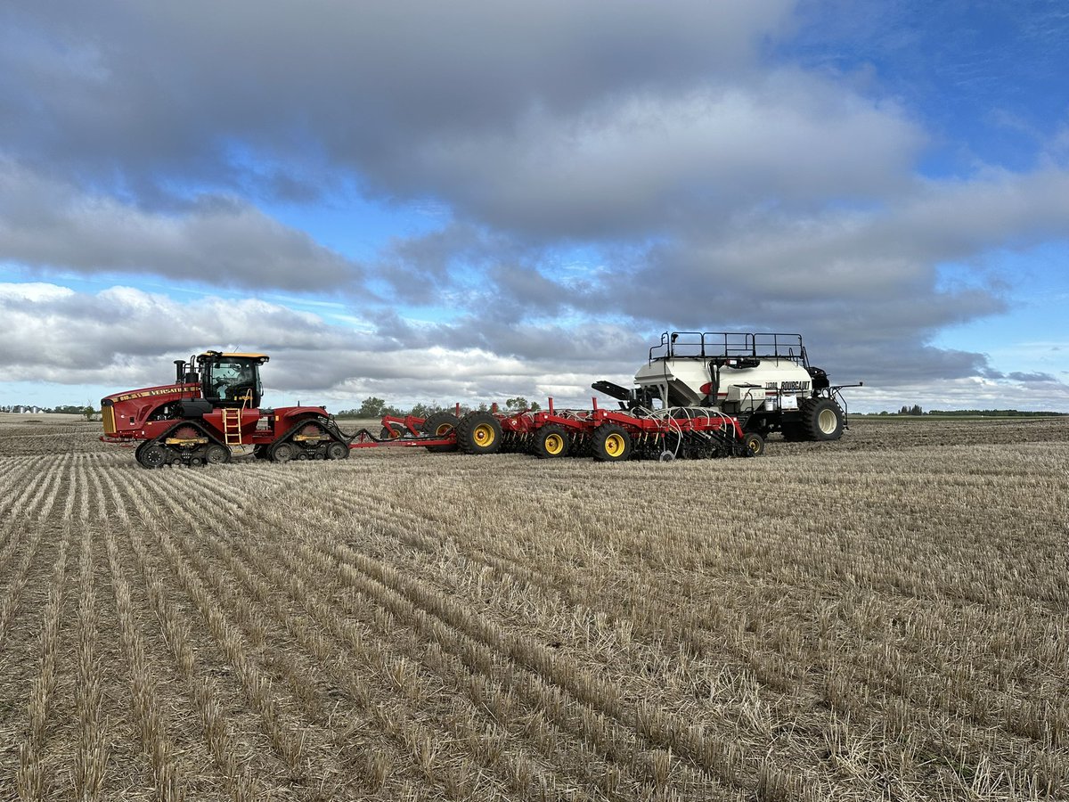 Despite the weather I am making #InVigor DST progress! Russell,MB went in Thursday before these rains and Kuroki, SK this morning 🙌 Thank you Kieper Farms and Panasiuk Farms! Excited to showcase some new #InVigor hybrids across my territory <a href="/BASFAgSolutions/">BASF Agricultural Solutions Canada</a>