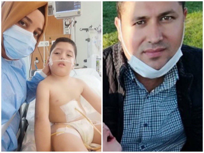 9 yaşındaki doğuştan Serebral Palsi hastası Hakan Esat’ın babası KHK’lı polis memuru Halit Gökkaya 2,5 yıldır Osmaniye Toprakkale Cezaevinde tutuklu. 4 yaşındaki kızı Ahsen ve oğlu Hakan Esat’ın tüm bakımını tek başına yapmak zorunda olan anne  Güldane Gökkaya:

"En büyük