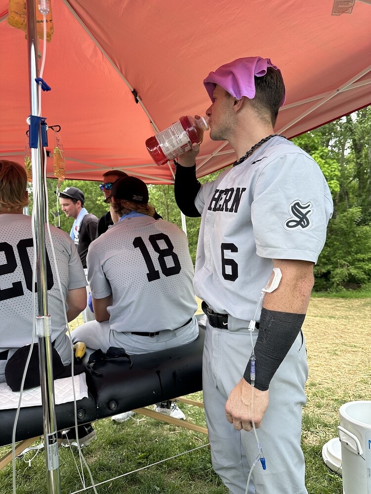 🚨🚨🚨 BREAKING NEWS FROM THE WEEKLY JOE PODCAST 🚨🚨🚨

To make the story even more amazing, apparently half the BSC team has food poisoning. 2 at the hospital. Relief pitcher that saved the game was lying down in a triage tent getting an IV minutes before they sent him in.