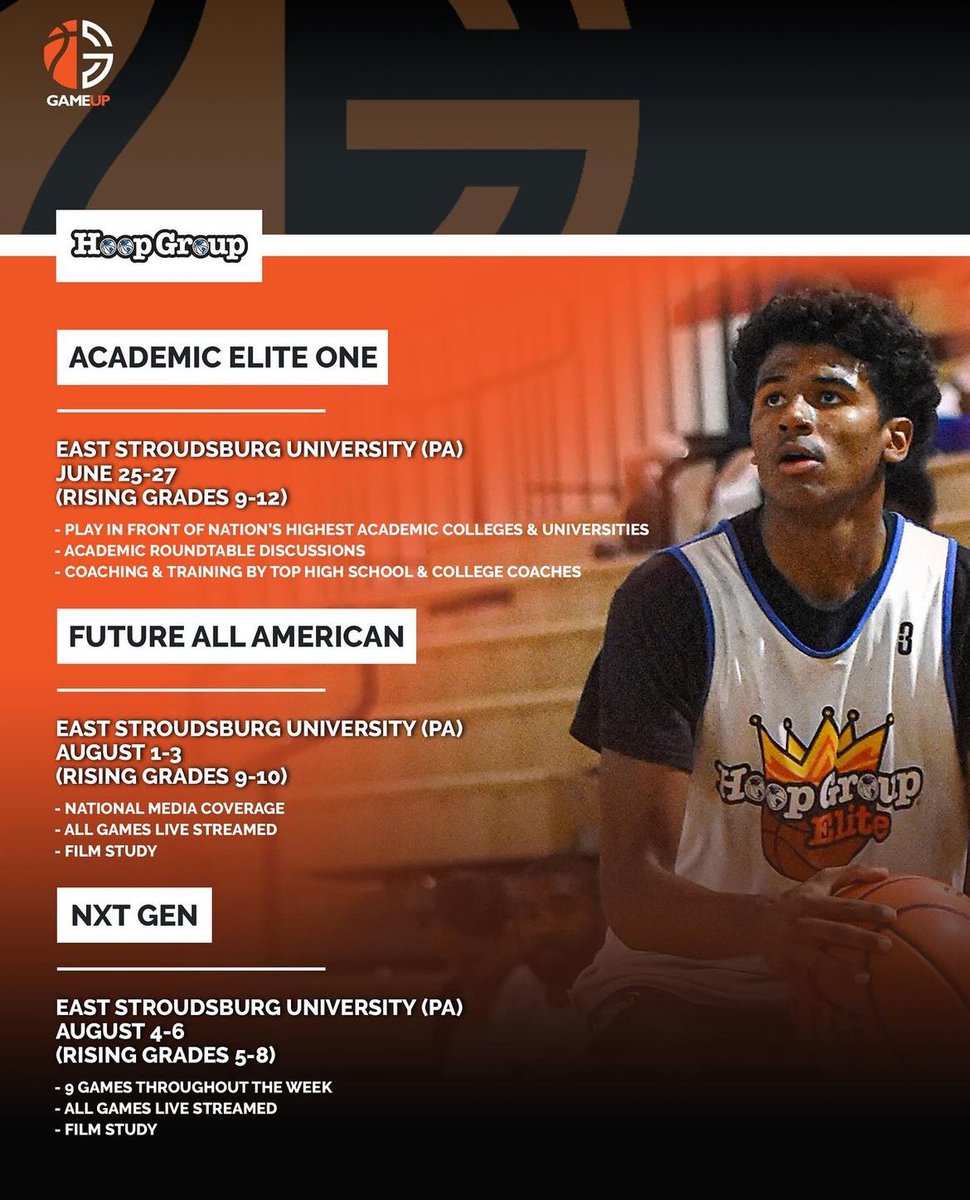 Founded by former elite camper Cole Anthony @gameup_nyc recently spotlighted and recommended Hoop Group Elite Camp as a must attend camp this summer! Register via the link below! register.hoopgroup.com/site/register/ #BeElite | @TheHoopGroup