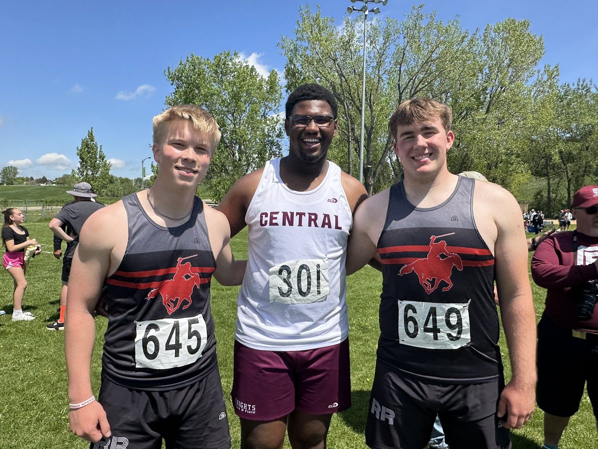 109 years in the making! Ethan Thomas is the first North Dakota Boy to win the triple crown at the State track meet since 1915!