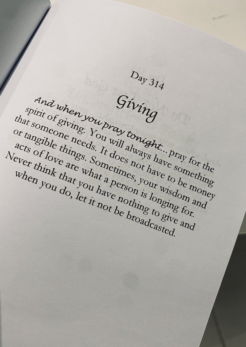 Giving