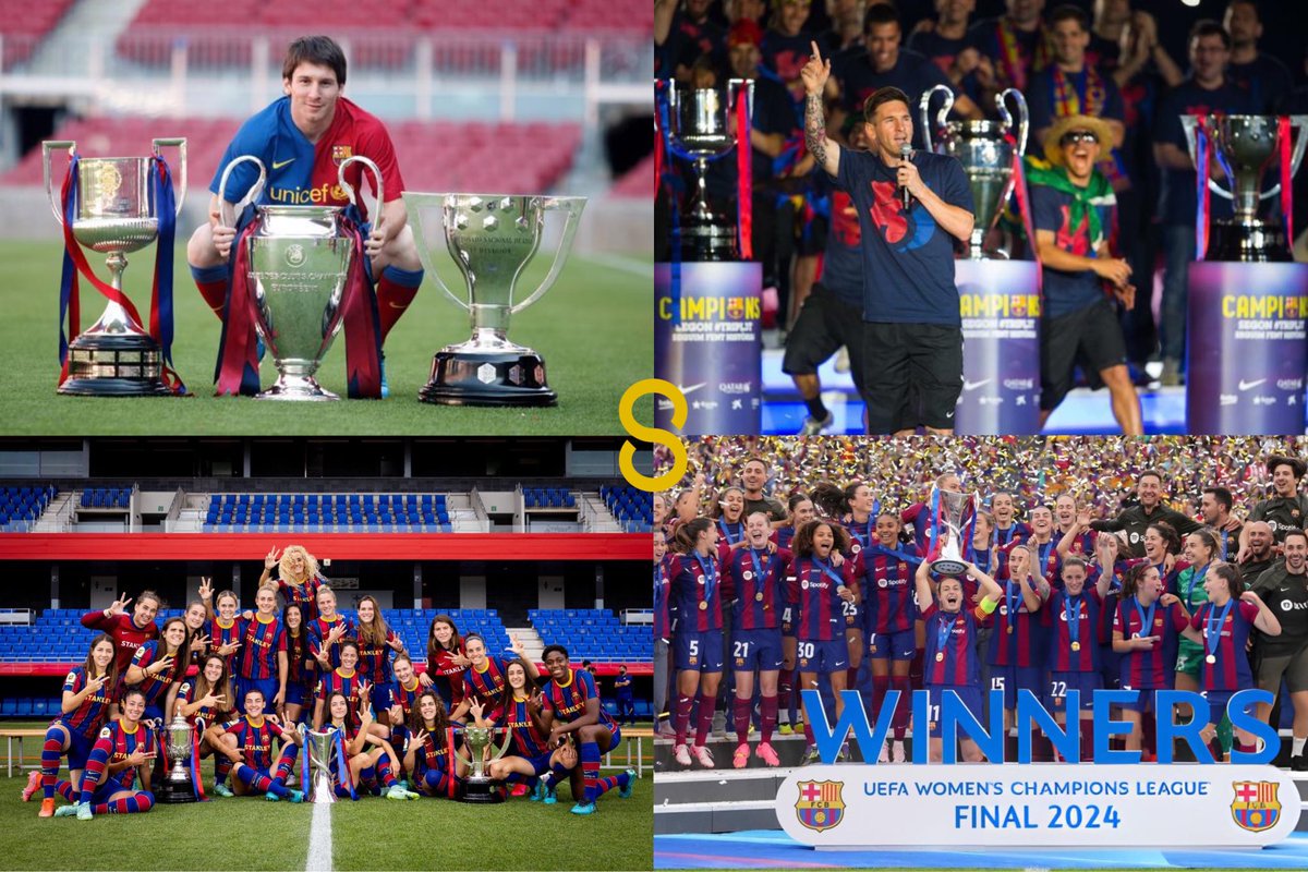 𝟐𝟎𝟎𝟗 🏆🏆🏆
𝟐𝟎𝟏𝟓 🏆🏆🏆
𝟐𝟎𝟐𝟏 🏆🏆🏆
𝟐𝟎𝟐𝟒 🏆🏆🏆

El único equipo en la historia con cuatro tripletes.

💙 𝑴𝑬́𝑺 𝑸𝑼𝑬 𝑼𝑵 𝑪𝑳𝑼𝑩 ❤️