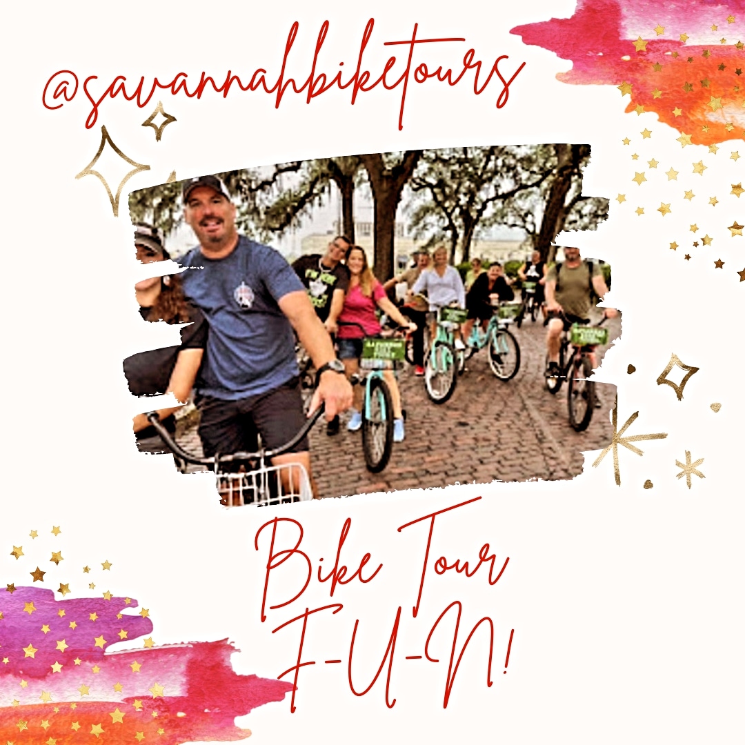 #SavannahBikeTours #Savannah #HistoricSavannah #Biketours #VisitSavannah #WhatToDoinSAV #Bucketlist #bachelor #bachelorette #couples #corporateevents #friends #familyfun #staycation #visittybee #travelsavannah #travel #seniorfun #weekendgetaway #EBike