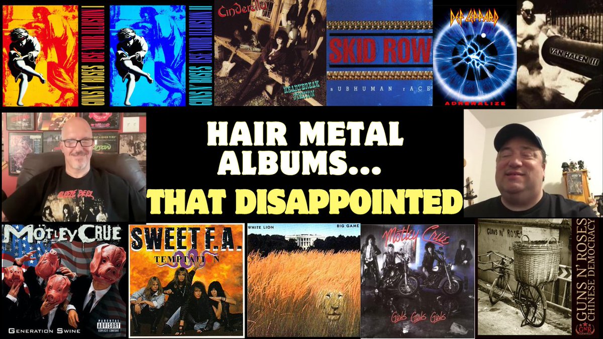 New video out!  In this one @HBBasement and I discuss the #hairmetal albums that were highly anticipated... but let us down. Check it out here!
youtube.com/watch?v=4VsnXk…