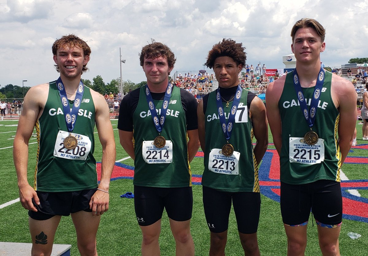Darian Crim, Paulie Pretopapa, Javani Mosley and Parker Smith had a huge hand in <a href="/Carlisletf/">Carlisle Track & Field</a>'s division, conference and District 3 team titles. They broke the school's 4x100 record this weekend and finished fourth in the state.