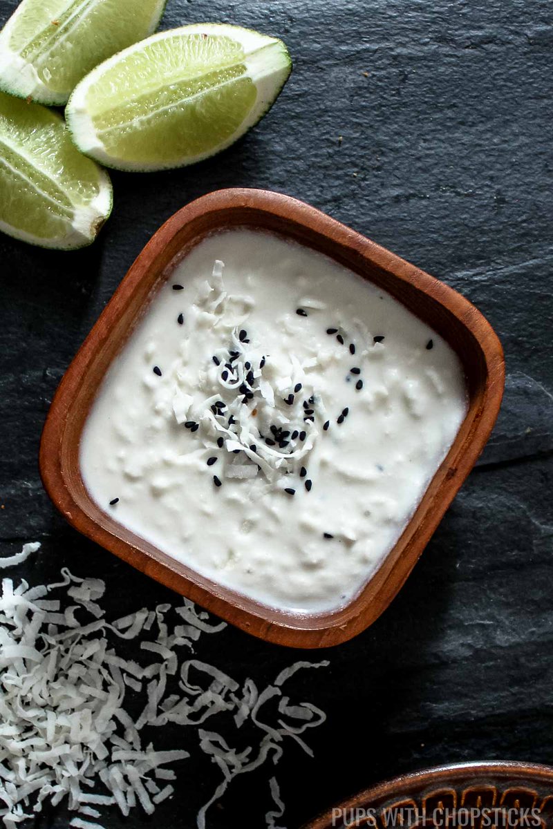 Creamy Coconut Dip Recipe: pupswithchopsticks.com/creamy-coconut… #foodie #Nomnom #asianrecipes #asianfood