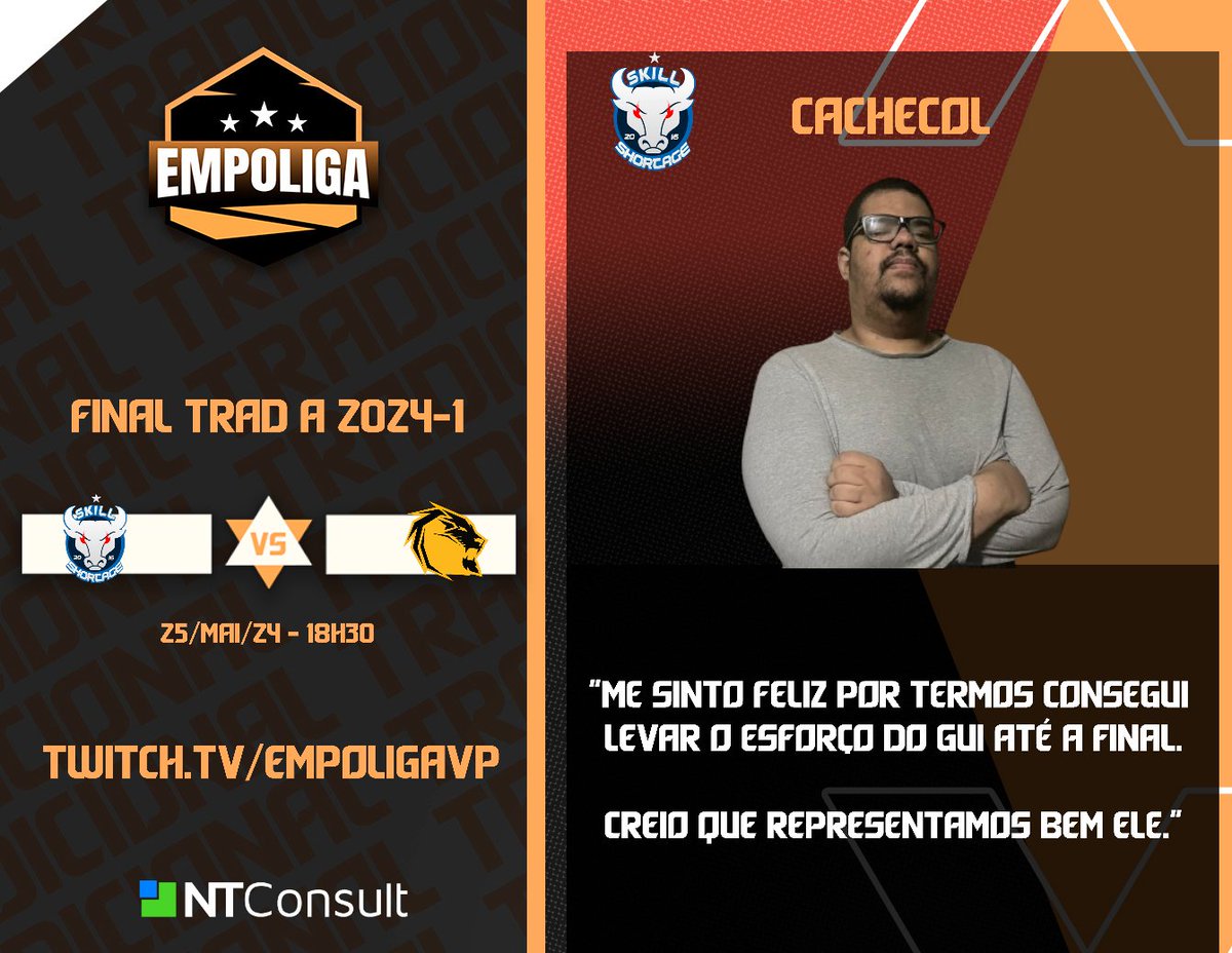 UM POR TODOS E TODOS POR UM!

O @playzikarpz falou sobre o orgulho de conseguir chegar a final pelo colega de equipe!

Será que levam ele a garantir a medalha de campeão também pela <a href="/skillshortageof/">Skill Shortage Oficial</a> contra a <a href="/Insanos_Gaming1/">TTCR Insanos 🦁</a> ?

#EmpoligaVP #TradA
