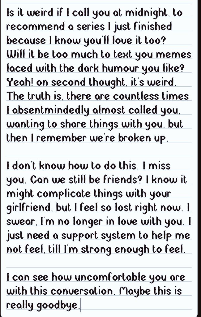 OjonugbaUjah's tweet image. DAY 24: This is goodbye, I guess...
#30DaysWritingChallenge
#PinaLibrary