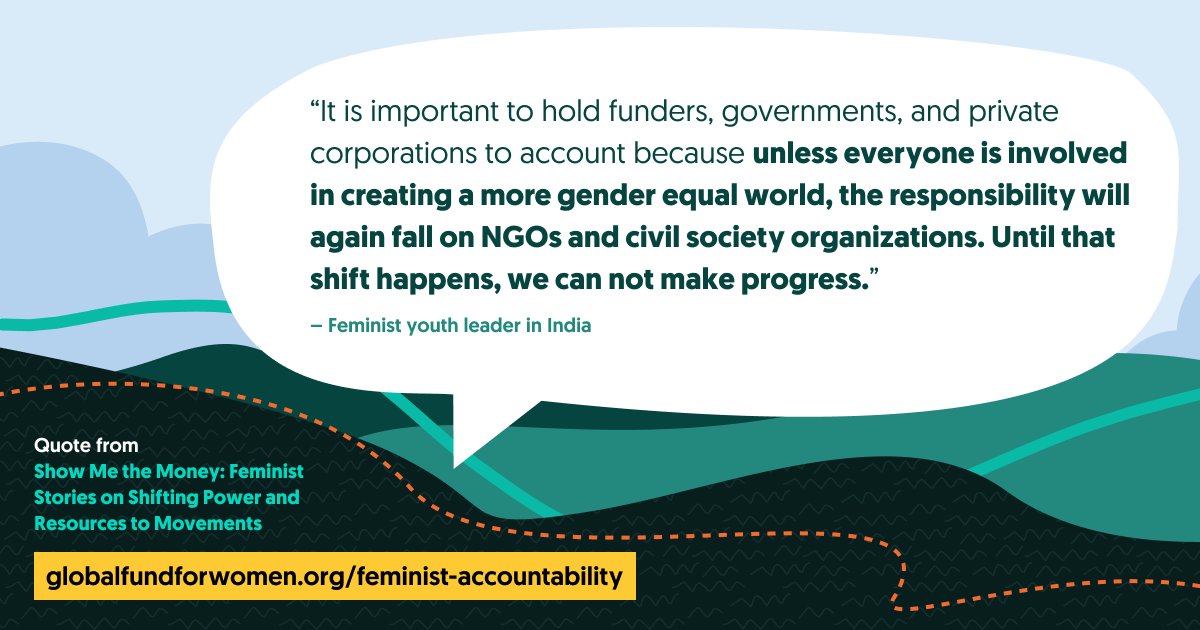 Accountability is transparent. Accountability is intersectional. Accountability is collaborative. Accountability is radical. And we all have a role to play in #FeministAccountability. bit.ly/SMTM-FA24
