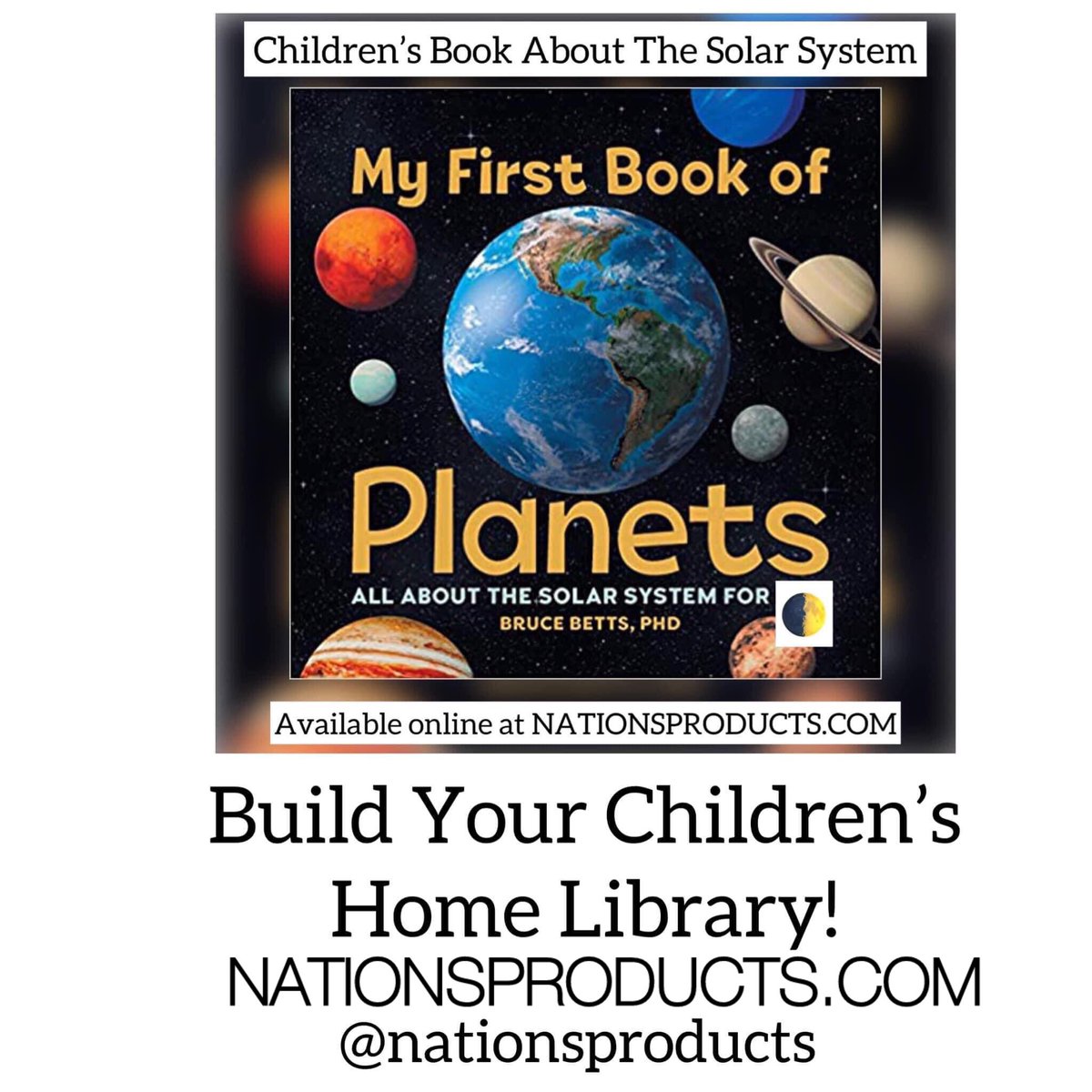 Get children excited learning about the amazing universe that surrounds them with this fun and engaging astronomy book.📖
#nationsproducts #reading #books #stem