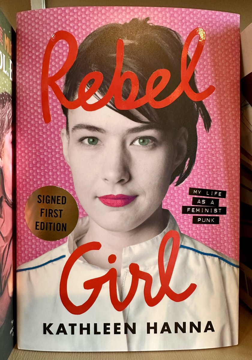 Sounds_Grounds's tweet photo. 📚 A Cappella Books has signed first edition copies of @kathleenhanna’s ‘Rebel Girl’ + Check out Kathleen Hanna at @amoebamusic - What’s In My Bag? https://t.co/gRSbnJWOI9 https://t.co/AYkV2K6Kq7