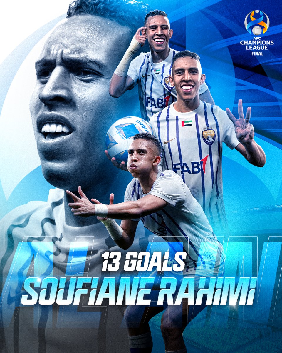 theAFCCL_ar's tweet photo. برصيد 13 هدف ⚽

سفيـــــــان رحيمي هدّاف #دوري_أبطال_آسيا 2023\24 💪💫 https://t.co/fEUNTAa1bk