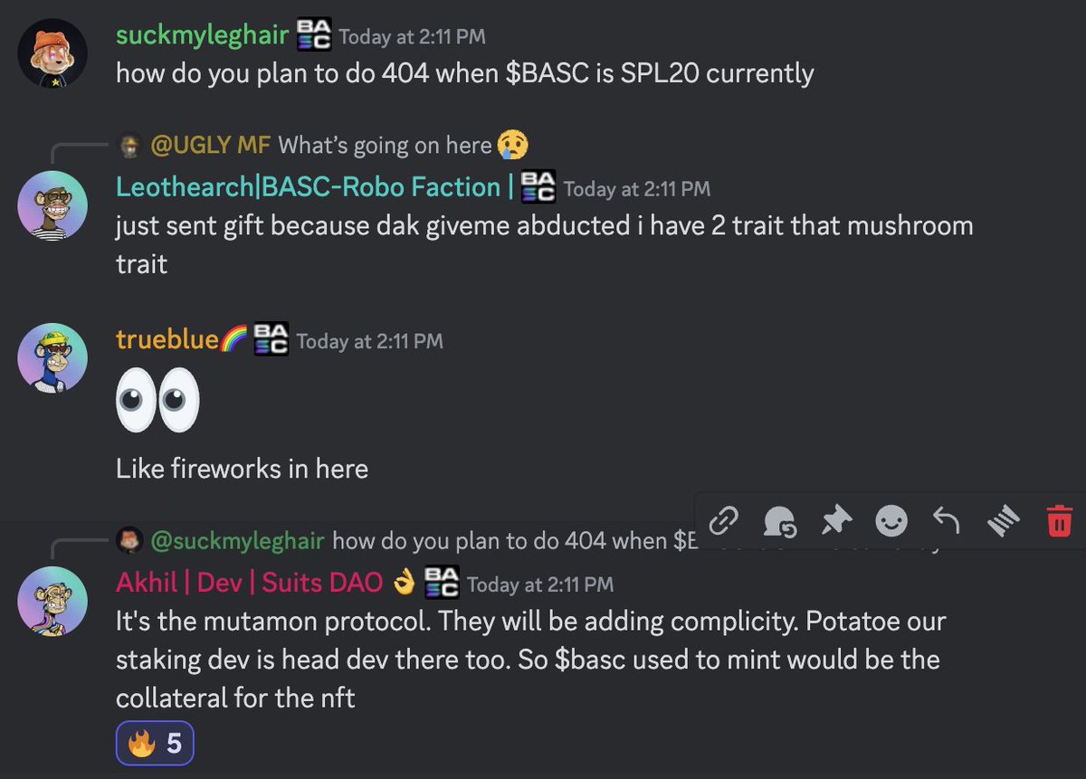 dak_daze's tweet photo. I really like reading discord names $BASC. https://t.co/YQdl85fHpd
