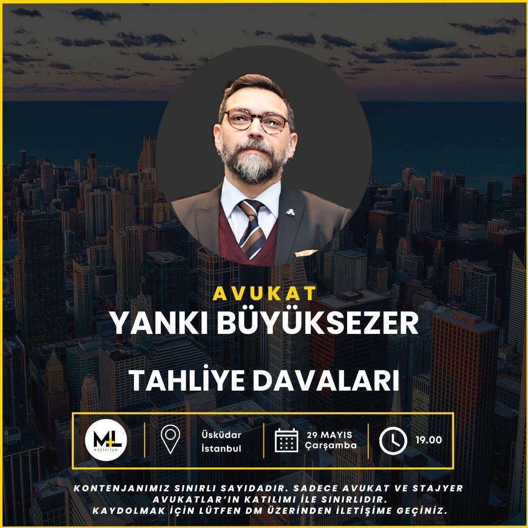 MasterLaw (@masterlawny) on Twitter photo Bu hafta çok önemli bir etkinlik ile karşınızdayız! Sn. Av. <a href="/yankibuyuksezer/">Yankı Büyüksezer</a> ‘in anlatımı ile Tahliye Davaları etkinliğimize kayıt için DM atabilirsiniz…
Not: Kontenjan sınırımız mevcuttur. Bu hafta çok önemli bir etkinlik ile karşınızdayız! Sn. Av. <a href="/yankibuyuksezer/">Yankı Büyüksezer</a> ‘in anlatımı ile Tahliye Davaları etkinliğimize kayıt için DM atabilirsiniz…
Not: Kontenjan sınırımız mevcuttur.