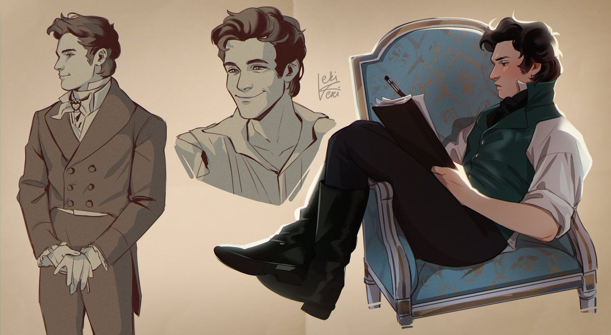 _ekikeki's tweet photo. Never mind, I just wanted to draw Benedict again three years later 😞
#bridgerton https://t.co/28TrYO4nvT
