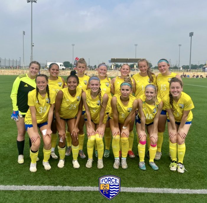 gsaforcefc's tweet photo. 3-1 WIN for our Force FC 06GW vs Pearland SC 06G in game 1 of State Cup Finals 🎉 Great job girls!!!!
#forceon3 https://t.co/XMErAYWixo