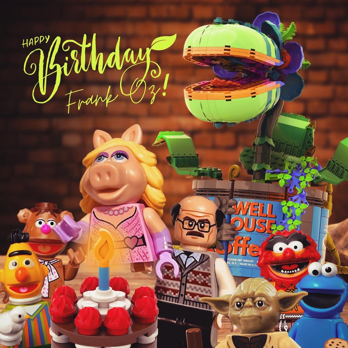 Happy 80th Birthday to the legendary director and Muppet performer Frank Oz! 

Celebrate this special day by rewatching his classic movie, Little Shop of Horrors! Then, vote for the Lifesize Audrey II project on LEGO Ideas. If it gets 10k votes, it could become a real LEGO set.