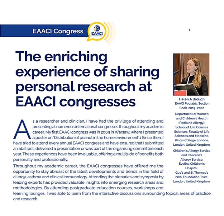 FlorinDanPopesc's tweet photo. ➡️The enriching experience of sharing personal research at EAACI congresses - @broughallergy 🫶
Read the complete @EAACI_HQ Review Issue 07 ! #EAACIreview
👉 https://t.co/RxyG4v7DW7
Big thanks to all that contributed 🙏 https://t.co/s44wQUV2WA