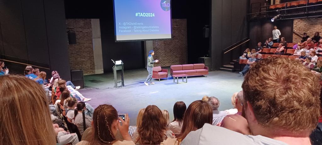 Today I've been at #TAD2024.
Over 200 Type 1 diabetics (and more supporting #tFd) in one room with total of > 3,400 years lived experience between them.
A day of understanding and #PeerSupport where glucose alarms were just part of the 'normal' background of the day. #t1d #GBDoc