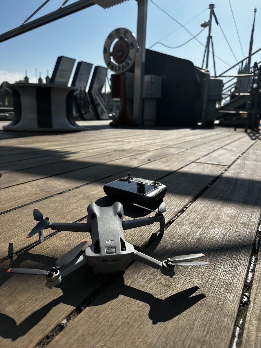 A lovely shoot on board HMS Belfast today! With permission from Port of London Authority and the Imperial War Museum we even got permission to fly the drone over the ship and the Thames.