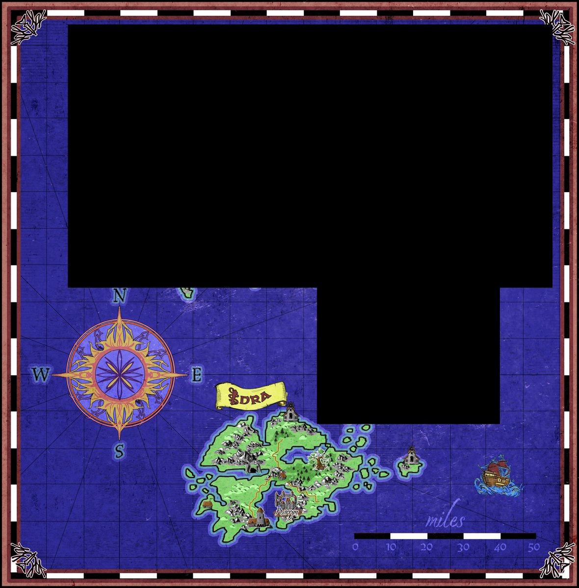 Any self-respecting retro RPG needs a hand-drawn map! #SKALD is certainly no exception!🗺️⚔️🛡️

The Deluxe Bundle will ship on May 30th with the high-resolution overland map of the Outer Isles region. And don't worry: You get both a spoliery and a non-spoilery version!

In fact,