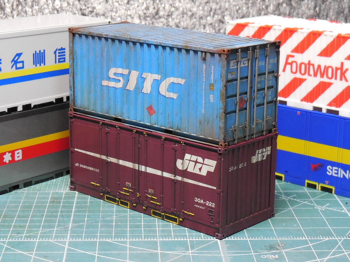 srf_sns_tw's tweet photo. 妻扉エラー。5本リブタイプにすべきだった個体。最近ミス多いな・・・
RT 16番・1/80スケール「20ftコンテナ」追究-111~ #モデルアイコン 802C「22G1(SITC)」
⇒https://t.co/LxJiRh2Dfp #ARTCONTAINER #京田食品 #ナゴヤ鉄道模型バザール #人とくるまのテクノロジー展
https://t.co/MfUfFH8ctd https://t.co/iIJOjo3KKB