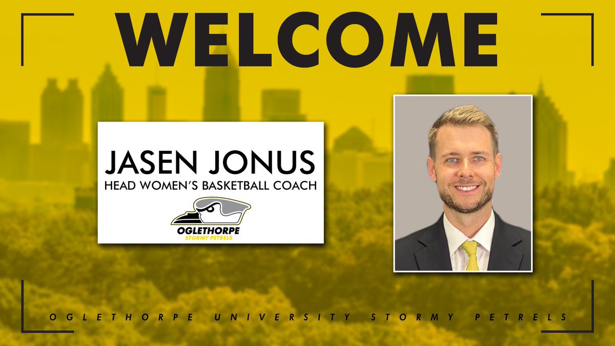 We are excited to announce Jasen Jonus as our new head coach! Please join us in welcoming Coach Jonus to the Oglethorpe family! 🤝🏀

🔗: gopetrels.com/news/2024/5/25…

#StayStormy | #GoPetrels