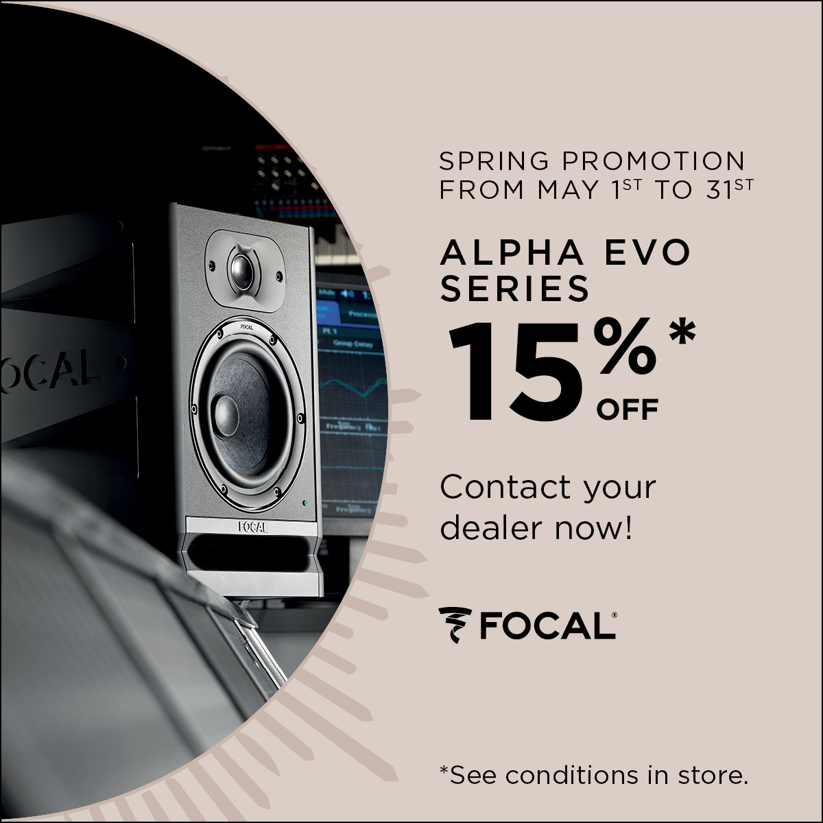 PureWaveAudio's tweet photo. Save BIG on the FOCAL SPRIN PROMOTION during the month of May!
https://t.co/3aGZI831hQ
⁠
#recordingstudio #recording #recordingengineer #soundengineering #studio #homestudio #musicmaking#mixingengineer #mixengineer #audioengineer #mixingtips #recordingtips #Focal professional, https://t.co/xzfwhuObXD